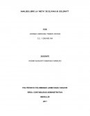 ANALISIS LIBRO LA “META” DE ELIYAHU M. GOLDRATT