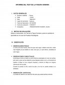 INFORME DEL TEST DE LA FIGURA HUMANA