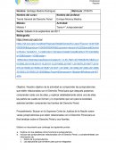 Actividad: Tarea 4 “Jurisprudencias”