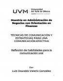 ANTECEDENTES PERSONALES EN LA COMUNICACIÓN ORAL