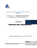 Contexto del adolescente