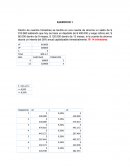 Matemáticas financieras - ejercicios