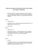 ¿Cuáles son los aspectos esenciales para tomar la mejor decisión para comprar un dispositivo?