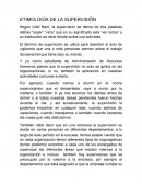 Etimología de la supervición