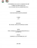 TIPOS, VARIABLES Y NIVELES DE MEDICIÓN DE LA ESTADISTICA