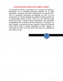 EVOLUCIÓN DEL PBI EN LOS ÚLTIMOS 10 AÑOS
