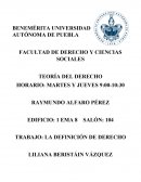 ¿Por que buscamos una definicion del derecho?