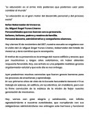 Le educación es el arma más poderosa que podemos usar para cambiar al mundo