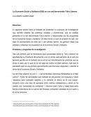 La Economía Social y Solidaria (ESS) en una red denominada Tribu Libemor