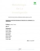 ANÁLISIS EXPLICATIVO DE LA SITUACIÓN EDUCATIVA INICIAL