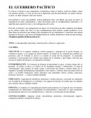 EJEMPLO DE EL GUERRERO PACÍFICO