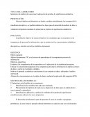 Laboratorio de análisis de casos para la aplicación de pruebas de significancia estadística.