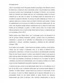 ¿Qué es la psicología social?