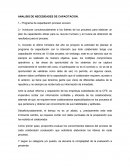 ANALISIS DE NECESIDADES DE CAPACITACION.