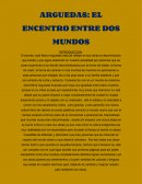 ARGUEDAS: EL ENCENTRO ENTRE DOS MUNDOS