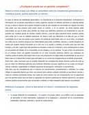 ¿Cualquiera puede ser un gerente competente?