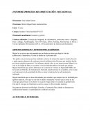 INFORME PROCESO DE ORIENTACIÓN VOCACIONAL
