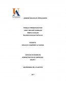 Administracion de operaciones