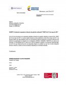 Aclaración respuesta al derecho de petición radicado