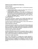 TERAPIA DE JUEGO COGNOSCITIVO-CONDUCTUAL