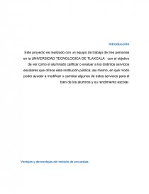 Ventajas y desventajas del metodo de encuestas. Página 3