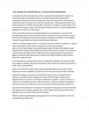 LOS MODELOS EUROPEOS DE LA EDUCACIÓN NACIONAL ¿Qué es la educación?