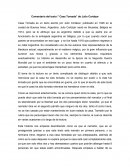 Comentario del texto:” Casa Tomada” de Julio Cortázar