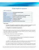 Formato Programa de capacitación Datos de identificación