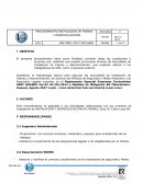 Procedimiento trabajo instalacion de faenas