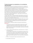 Cuando discrepan los compradores y los vendedores internacionales