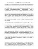 No hay credito que dure 100 años ni estudiante que lo aguante