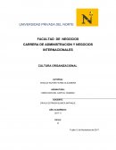 ANÁLISIS DE CULTURA ORGANIZACIONAL DE LA EMPRESA HEAD FLY E.I.R.L