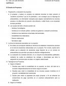 CAPITULO I El Estudio de Proyectos