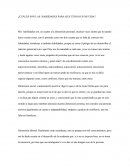 ¿Cuáles son las habiidades para que tengo en mi vida?