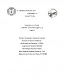 Orientación Actividad: conclusión etapa 1,2,3 Etapa: 3