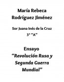 Ensayo “Revolución Rusa y Segunda Guerra Mundial”