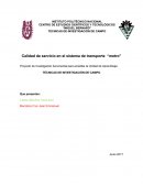 Proyecto de investigación documental para acreditar la Unidad de Aprendizaje: TÉCNICAS DE INVESTIGACIÓN DE CAMPO