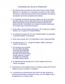 PROGRAMA DEL DIA DE LA PRIMAVERA