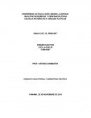 CONDUCTA ELECTORAL Y MARKETING POLÍTICO