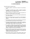EL CASO DE MARCOS Me permitiré analizar los siguientes puntos