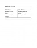 Fundamentos de la calidad en la organización