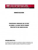 PROYECTO DE INNOVACION GENERACION DE SOLUCIONES