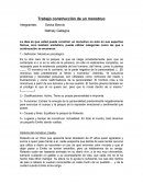 Trabajo construcción de un monstruo