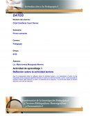 Actividad de aprendizaje 1 Reflexión sobre la actividad lectora