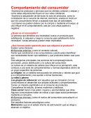 Documento- Comportamiento del consumidor