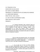 PRESIDENTE LA COMISION ESTATAL DE DERECHOS HUMANOS