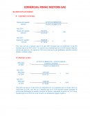 CUALES SON LOS RATIOS RIMAC MOTOS SAC