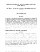 LA MINERÍA DE DATOS Y SU RELACIÓN A OTRAS CIENCIAS DEL CONOCIMIENTO