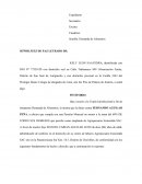 EL NUEVO ESCRITO DE DEMANDA POR ALIMENTOS