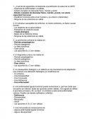 ¿Cuál de las siguientes corresponde a la definición de salud de la OMS?